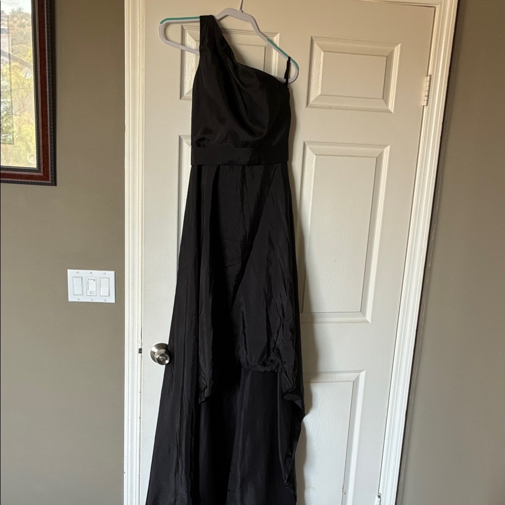 Milano Black High-Low Formal Dress